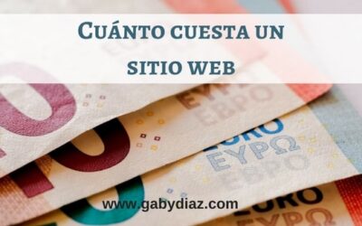 Cuánto cuesta un sitio web