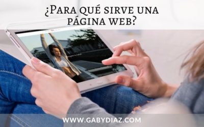 ¿Para que sirve una página web?